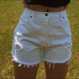 Ozark Mountain hand distressed shorts!!